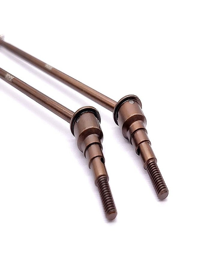 KYX Racing Hard Steel Front Rear CVD Drive Shafts Driveshafts Upgrades Parts Accessories for 1/10 RC Crawler Car LOSI Lasernut U4 4WD - Image 3